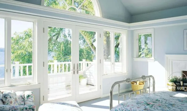 Alside® Windows and sliding glass door.