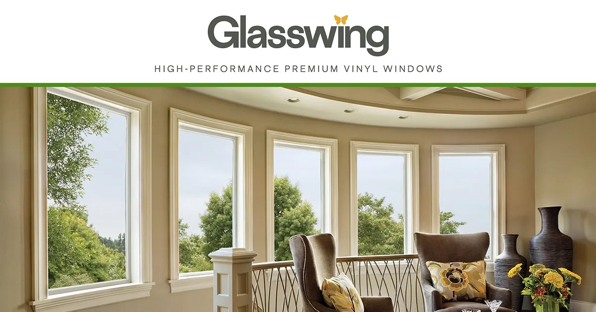 5 ventanas abatibles de vinilo «Glasswing» de recambio