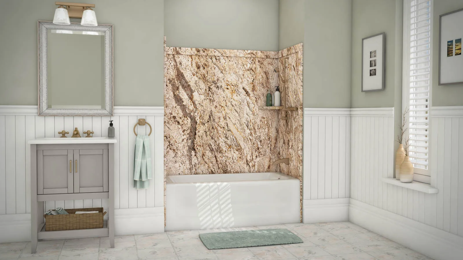 Sentrel Golden Beaches Tub/shower combination