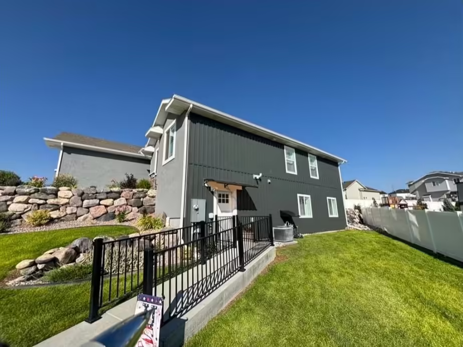 Casa con revestimiento James Hardie
