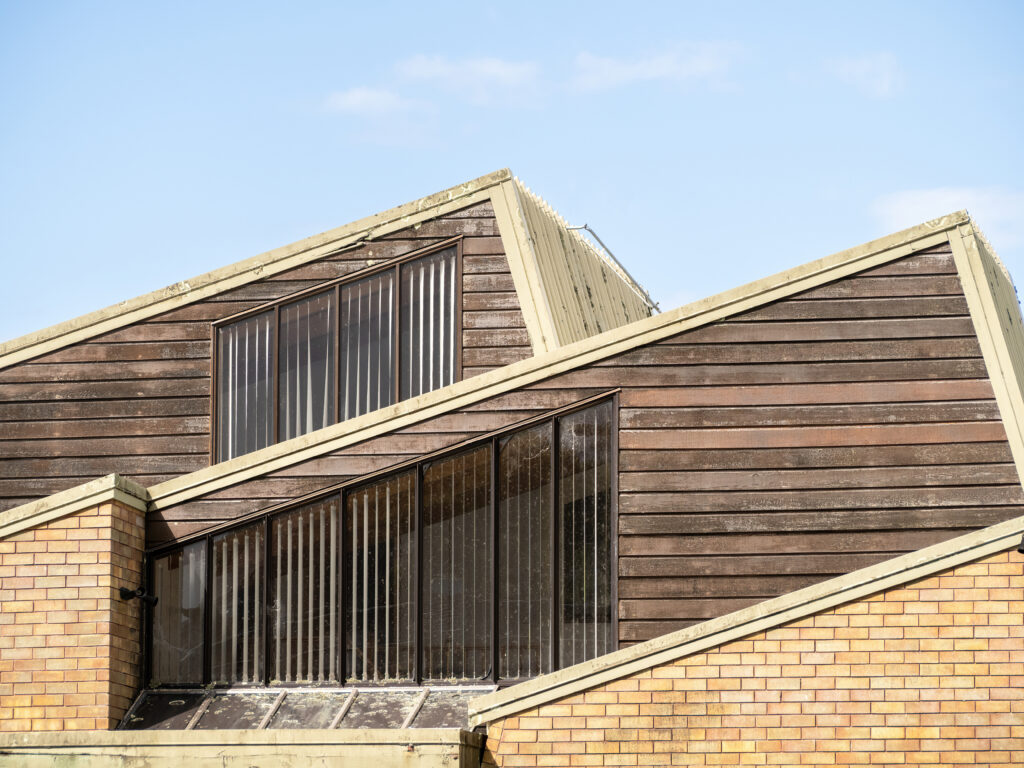 Saltbox roof